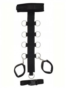 Fetish T-shape Collar and Wrist restraint AF 1051 -2